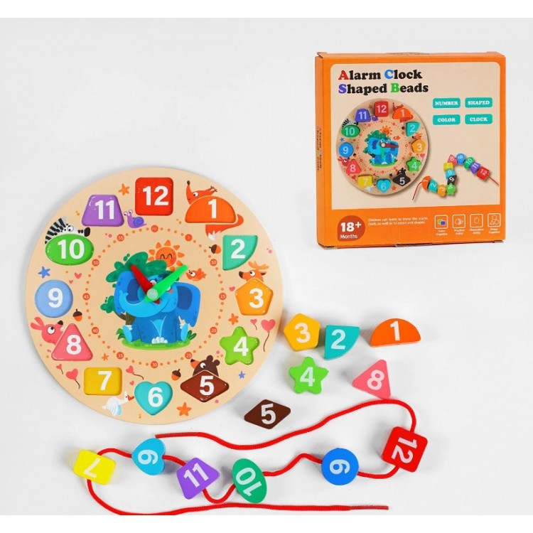 ДЕРЕВЯННАЯ ШНУРОВКА ЧАСЫ 57610