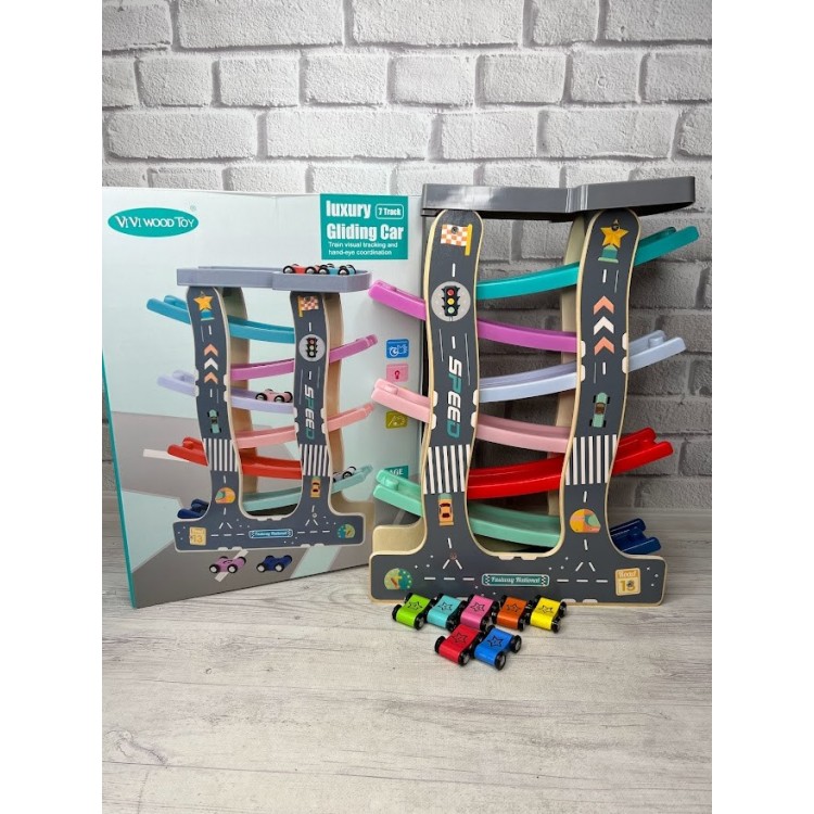 ДЕРЕВЯННАЯ ИГРУШКА ТРЕК MD 2378