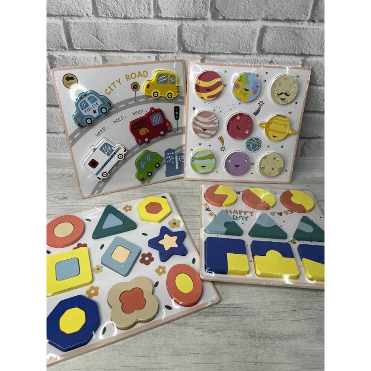 ДЕРЕВ'ЯНА ІГРАШКА РАМКА-ВКЛАДИШ 65089