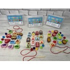 Дерев'яна іграшка шнурівка MD 0811 ТІЛЬКИ ВСІ ВИДИ!!!!