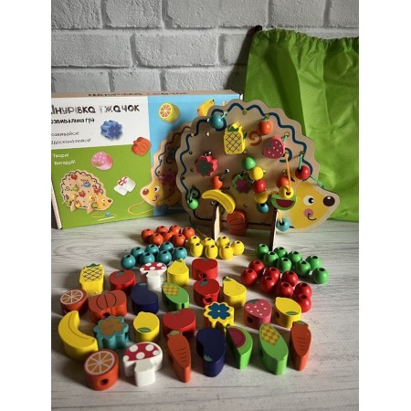 ДЕРЕВ'ЯНА ШНУРІВКА ЇЖАЧОК 25916