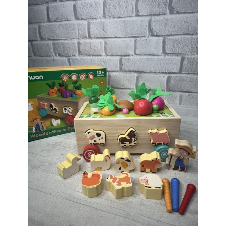 ДЕРЕВ'ЯНА ІГРАШКА РОЗВИВАЮЧИЙ ЦЕНТР 71017