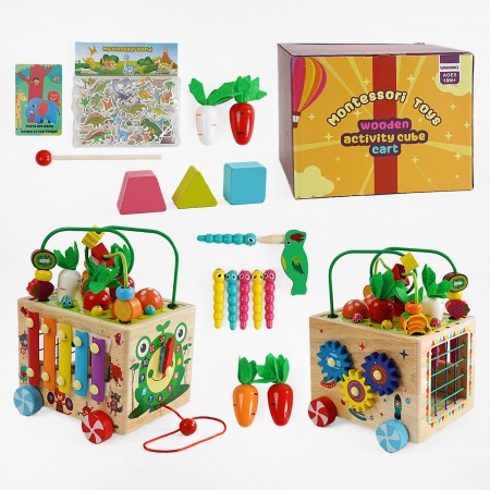 ДЕРЕВ'ЯНА ІГРАШКА ЦЕНТР РОЗВИВАЮЧИЙ 68358