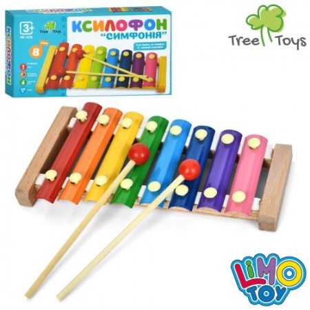 ДЕРЕВ'ЯНА ІГРАШКА КСИЛОФОН MD 1378