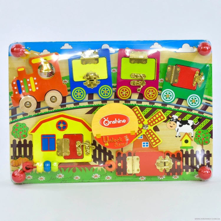 ДЕРЕВ'ЯНА ІГРАШКА БІЗИБОРД 31384