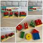 ДЕРЕВЯННАЯ ИГРУШКА ПИРАМИДКА MD 0715/30348